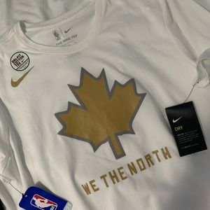 We the North athletic fit dri fit Nike t shirt - white (from 2019 Raptors)